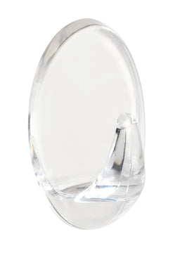 WENKO Liliputhaken transparent 3er Set aus Kunststoff, 25 x 40 mm