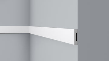 NMC DECOFLAIR C9 Flachprofil aus Polystyrol, weiß, 70x15 mm
