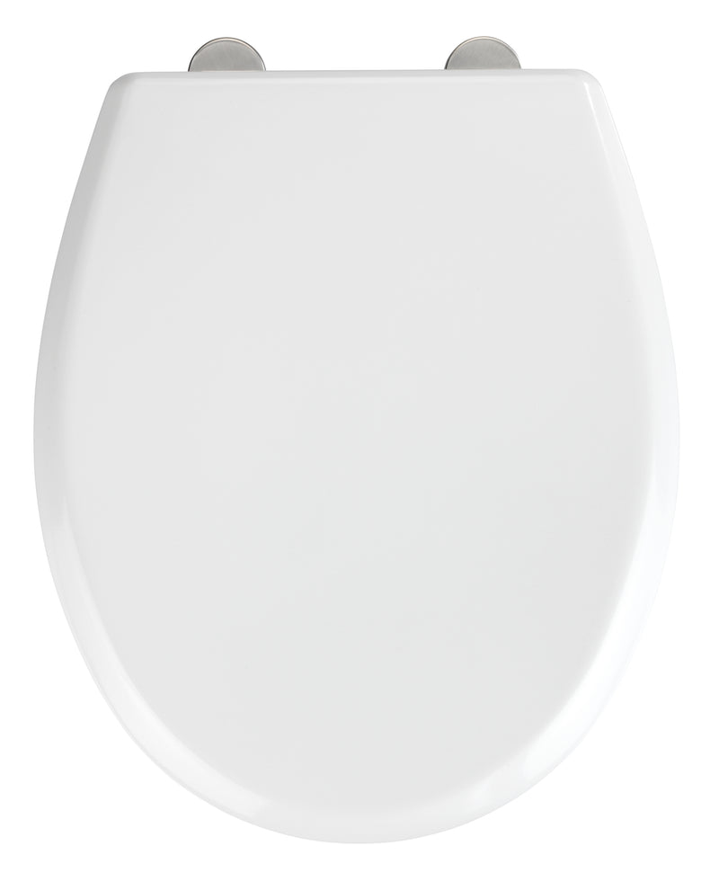 WENKO Gubbio WC-Sitz in weißem Duroplast mit Easy-Close