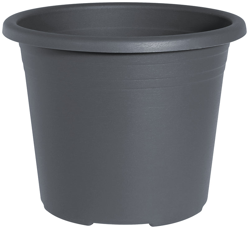 Geli Cylindro Pflanztopf anthrazit aus Polypropylen