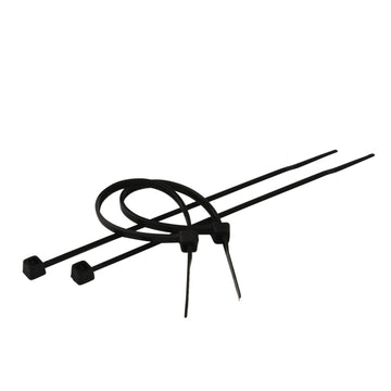 UNITEC Kabelbinder schwarz, Länge 100 mm, Breite 2,5 mm