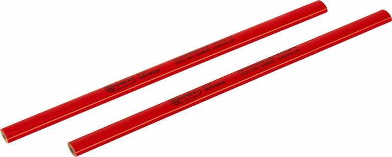 CONMETALL Zimmermannsbleistift 24 cm, 2er-Pack