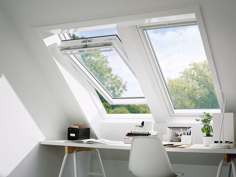 VELUX GGU Schwingfenster weiß, Polyurethan (Alu) 55x78 cm