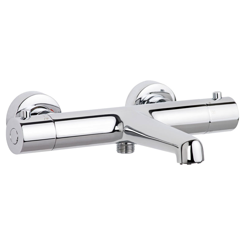 Schöner Wohnen Dicu Wannenthermostat Thermostatarmatur chrom für Badewanne