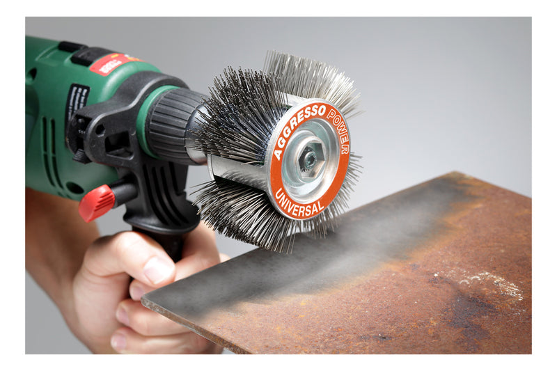 kwb DIY Uni-Bürstensatz Aggressive Power Rundbürste Ø110 mm, 3-teilig