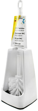 Peggy Perfect WC-Garnitur Birnenform, weiß, Stand-Badaccessoire