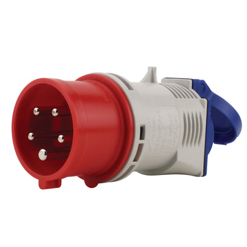 UNITEC Adapter 1× Schuko auf 1× CEE 16 A, IP44
