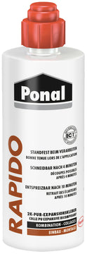 Ponal Rapido Expansionskleber weiß – Wand/Decke & Schreiner-Programm, 165 g