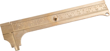 Conmetall Meister Knopfmaß 100 mm aus Messing, analog