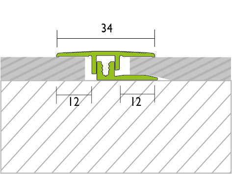 PROLINE PROCOVER Designfloor Übergangsprofil