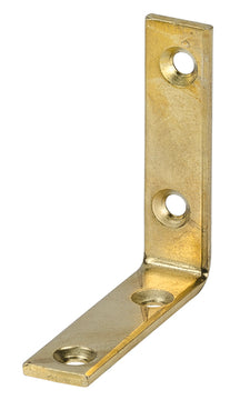 VORMANN Möbelwinkel vermessingt 10 x 2,0 mm (4 Stück)
