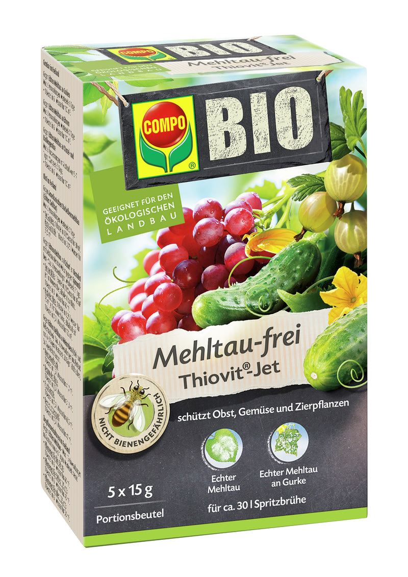 COMPO Thiovit Mehltau-frei Pilzbekämpfung Pulver 75 g
