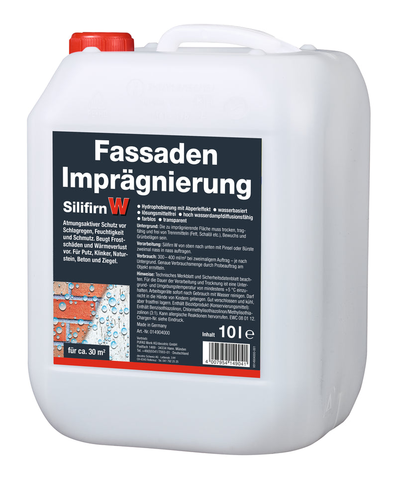 decotric Fassadenimprägnierung Silifirn W Anstreichmittel