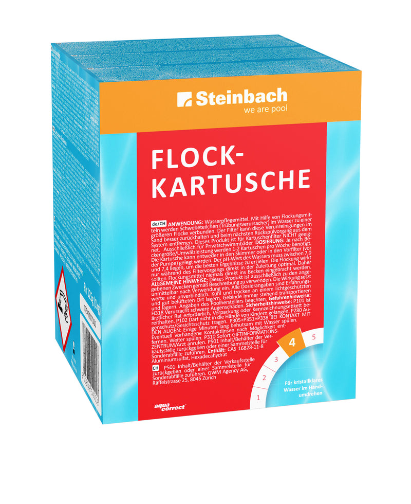 Steinbach Flockkartusche (Flockung) 1 kg für Poolchemie