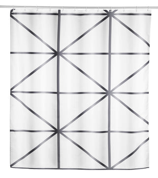 Schöner Wohnen Shege Duschvorhang 180 x 200 cm aus PES, mehrfarbig