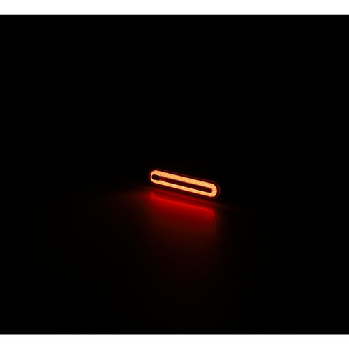 fischer LED-Rücklicht Akku 50 Dioden, schwarz inkl. Halter