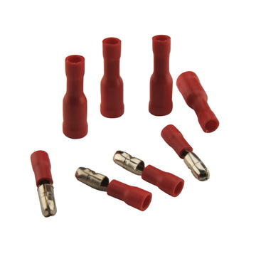 UNITEC Rundstecker-Set Hülse 1,5 mm², rot, 20 Stück
