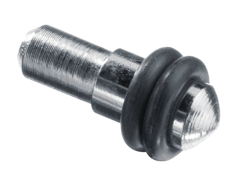 HSI Glasbodenträger aus Eisen, vernickelt, Ø 5 mm & 11 mm (12 Stück)