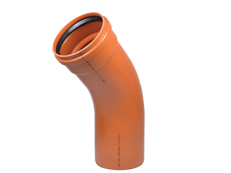 Ostendorf KGB Bogen DN 315, aus PVC, orangebraun (DIN EN 1401-1)