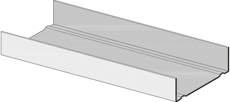 KNAUF UW-Profil 125×40×0,6 mm, 4000 mm lang, Stahlblech verzinkt
