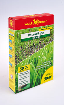 WOLF-Garten LH 50 Start-Nahrung für Rasen, 1,25 kg für 50 m²