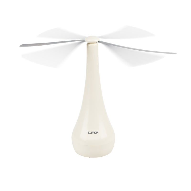 Eurom Fly Away Twister Fliegenwedler mit Batteriebetrieb, beige