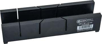 CONNEX Gehrungslade Schneidlade 240 x 40 x 35 mm, schwarz, Kunststoff