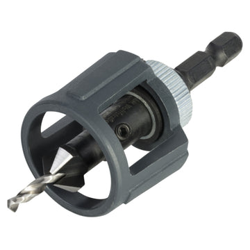 Wolfcraft Spiralbohrer mit Vorbohrer/Senker, Ø3,2–12 mm, 1/4-Zoll Sechskant