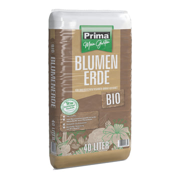 PRIMA Bio Blumenerde torffrei & vegan, TerraPreta, Serie Mein Garten