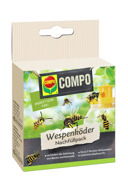 COMPO Wespennfallen-Köder Nachfüllpack (3-stufig), Biozid