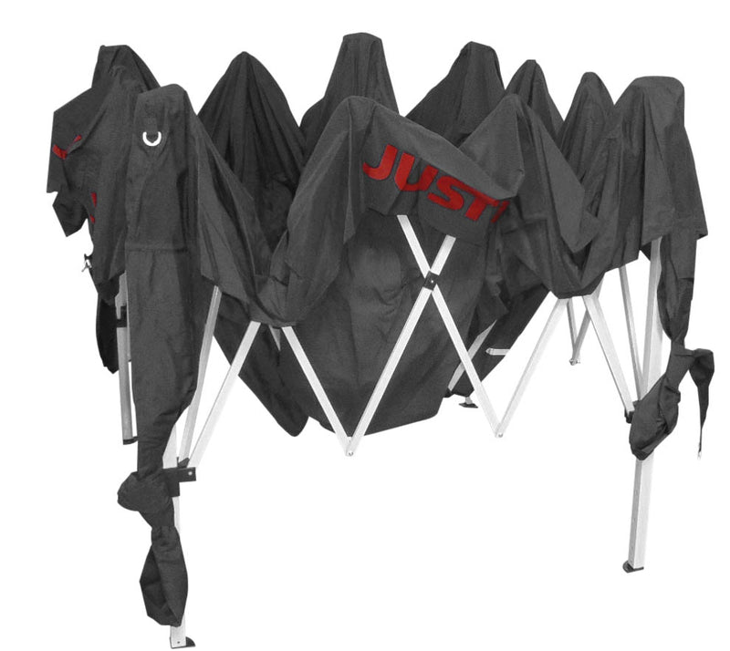 Justus Pavillon, Grillpavillon schwarz, Firsthöhe 260 cm