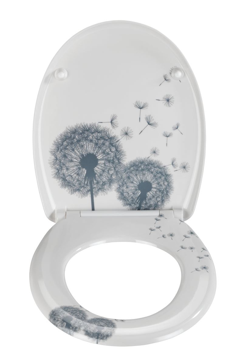 WENKO Astera WC-Sitz aus Duroplast, weiß mit Easy-Close