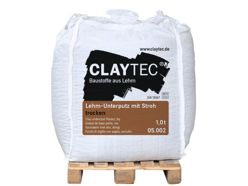 ClayTec Lehm-Unterputz mit Stroh