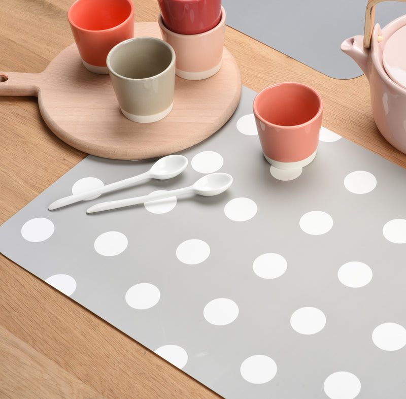 WINDHAGER Tischset Punkte Grau, ca. 30×45 cm