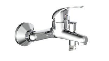 Schütte Athos Plus Duscharmatur chrom, Einhebelarmatur mit 84 mm Höhe