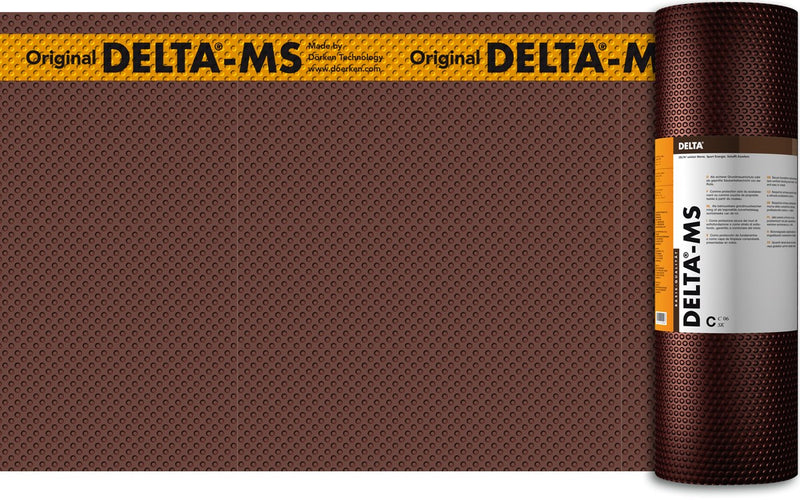 Dörken DELTA MS-Grundmauerschutz Schutzplatte/-matte, PE, 20 x 2 m