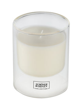 Schöner Wohnen Duftkerze L Lemongrass im Glas weiß