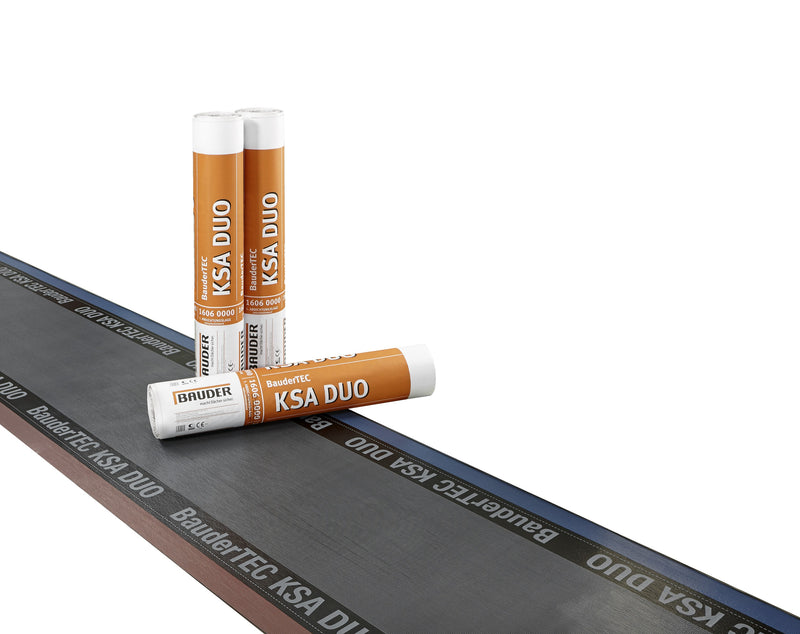 BauderTEC KSA DUO Elastomerbitumen-Kaltselbstklebebahn mit Folie