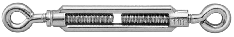 VORMANN Spannschloss Öse/Öse aus Edelstahl rostfrei M6x60 mm