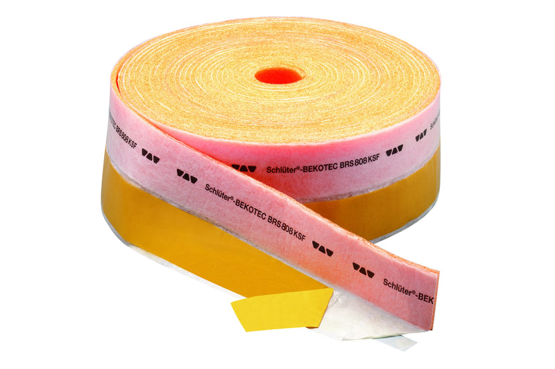 Schlüter BEKOTEC Randstreifen mit Klebestützfuß 8 x 80 mm, 25 m