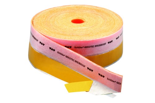 Schlüter BEKOTEC Randstreifen mit Klebestützfuß 8 x 80 mm, 25 m
