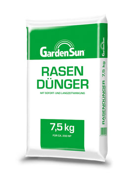 GardenSun Rasendünger 7,5 kg ca. 200 m² organisch-mineralisch NPK 10-3-4