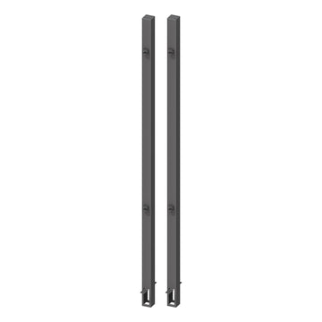 TraumGarten Torpfosten-Set Doppeltor anthrazit, Torhöhe 180 cm