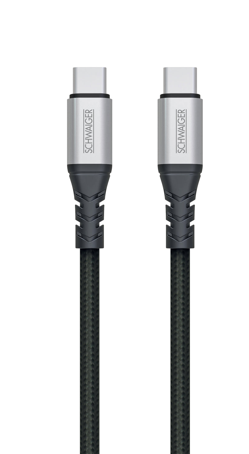CONNECT Lightning USB‑C auf USB‑C Kabel 1,2 m, schwarz