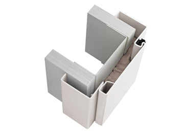 HÖRMANN Stahlzarge Variofix MW100 Set grundiert