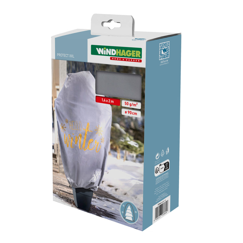 Windhager Winter Deko-Haube PROT Schutzvlies, weiß