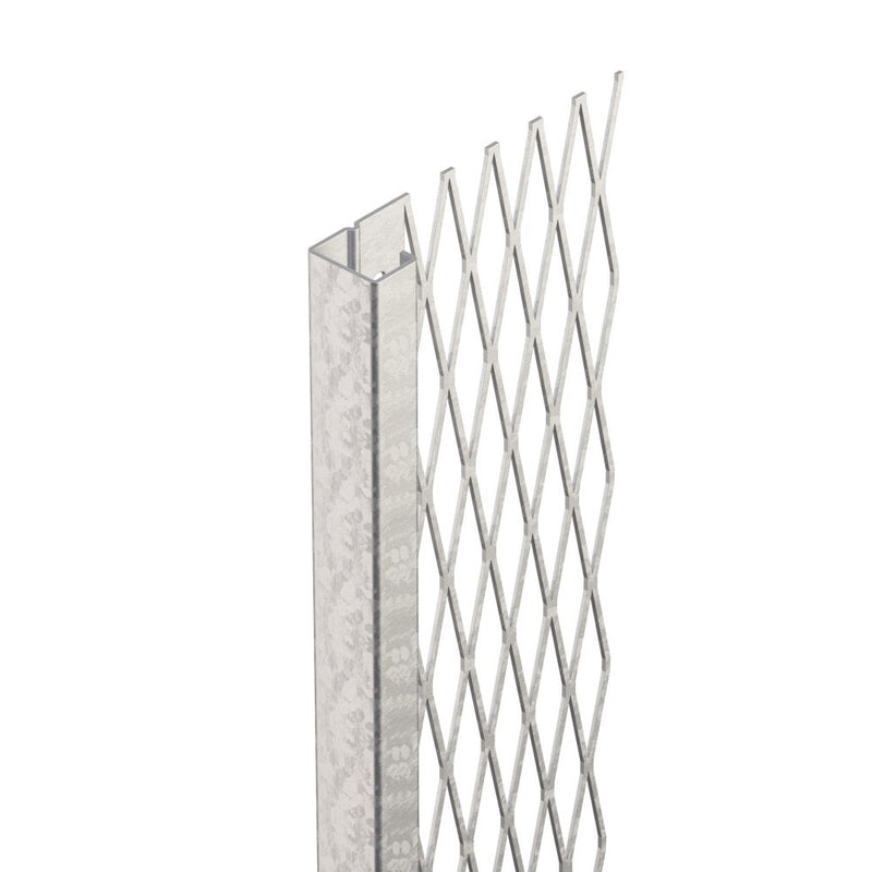PROTEKTORWERK Prima Abschlussprofil 10233 IP für Innenputz, 10 mm, weißes PVC, 3,0 m