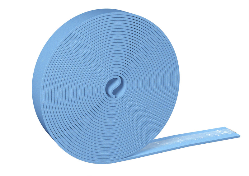 PRIMA Randstreifen blau 10/120 aus Polyethylen (PE), mit Folienlasche, 25 m