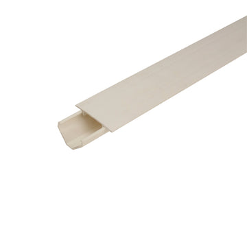 UNITEC Eckkanal 30x40 mm, 2 m lang, weiß (Kabelkanal)