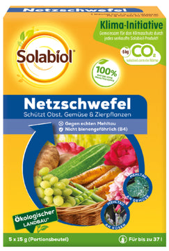 Solabiol Netzschwefel, 75 g für Pilzbekämpfung im Außenbereich